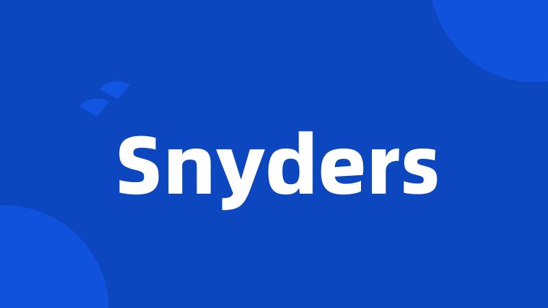 Snyders