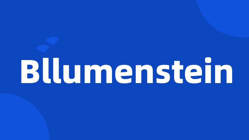 Bllumenstein