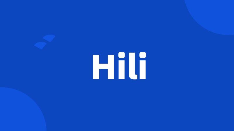 Hili