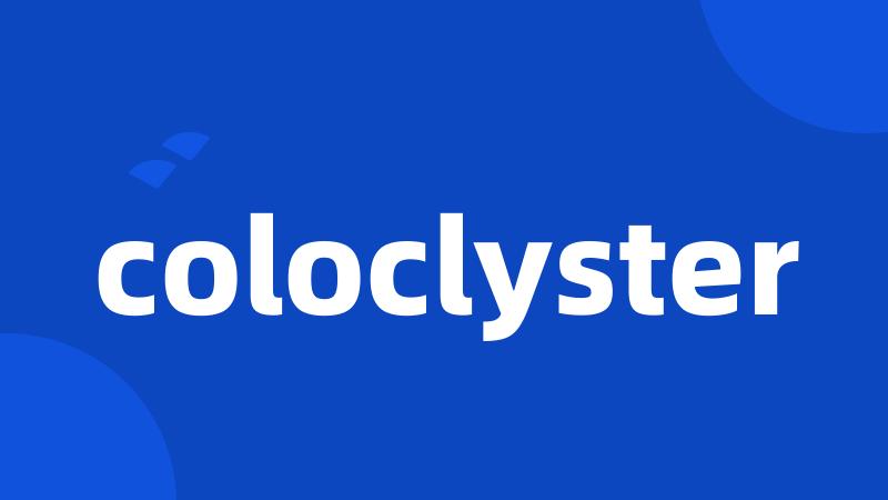 coloclyster
