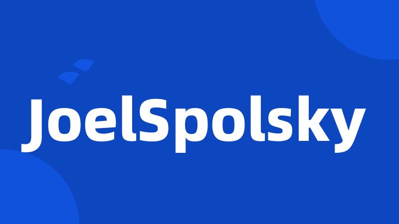 JoelSpolsky