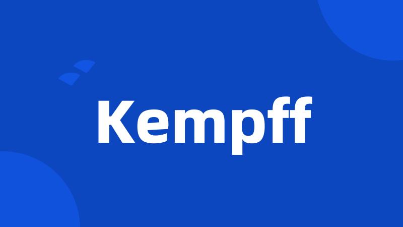 Kempff