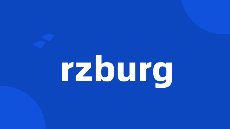 rzburg