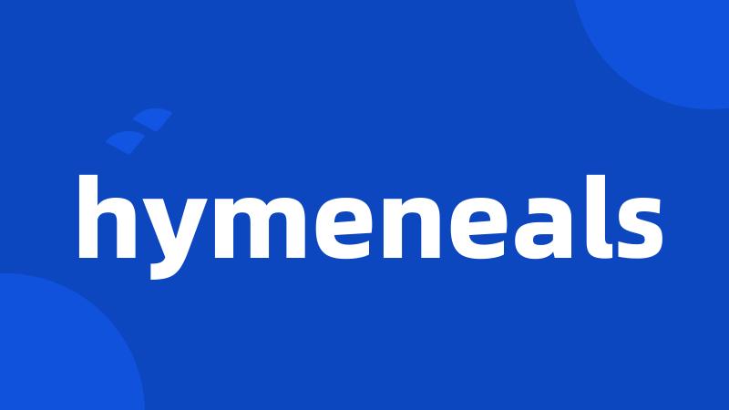 hymeneals