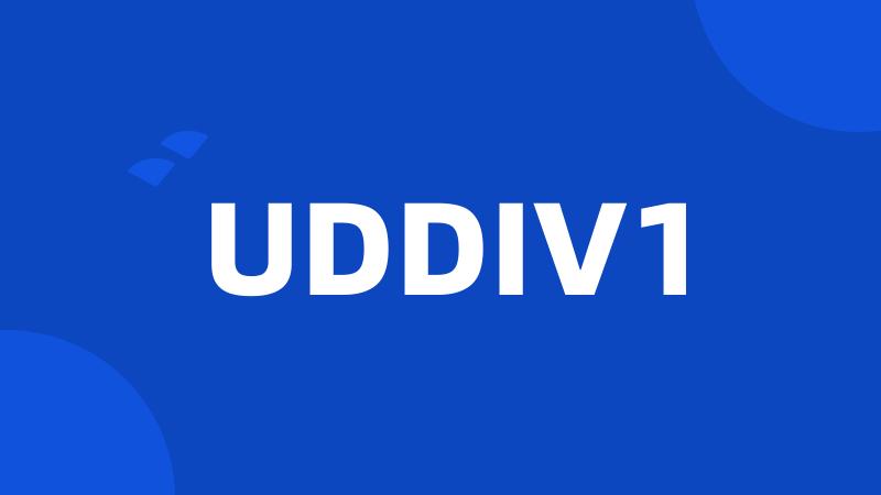 UDDIV1