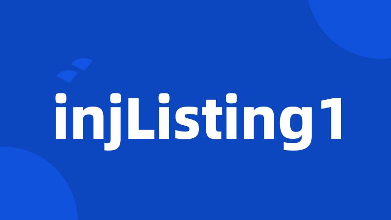 injListing1