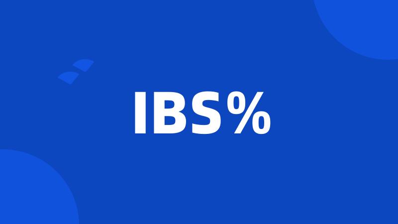 IBS%