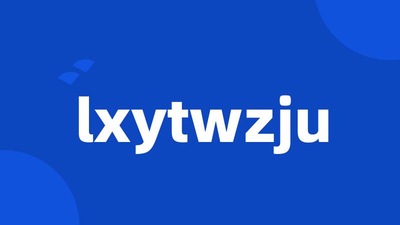 lxytwzju