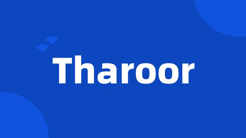 Tharoor