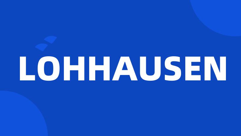 LOHHAUSEN