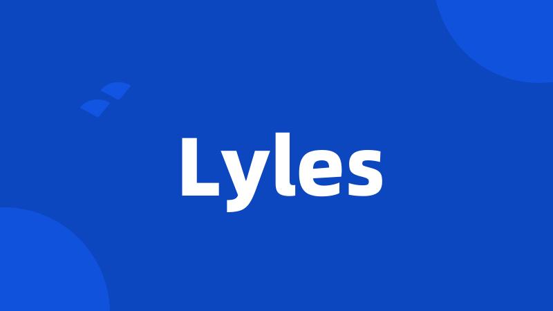 Lyles