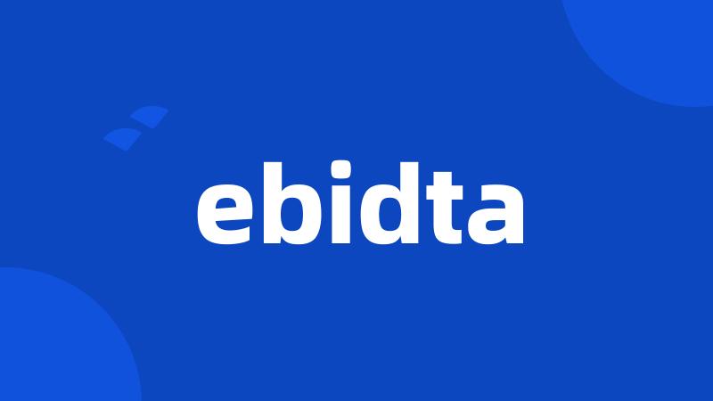 ebidta