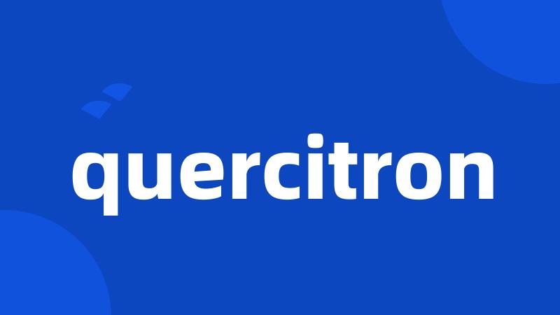 quercitron