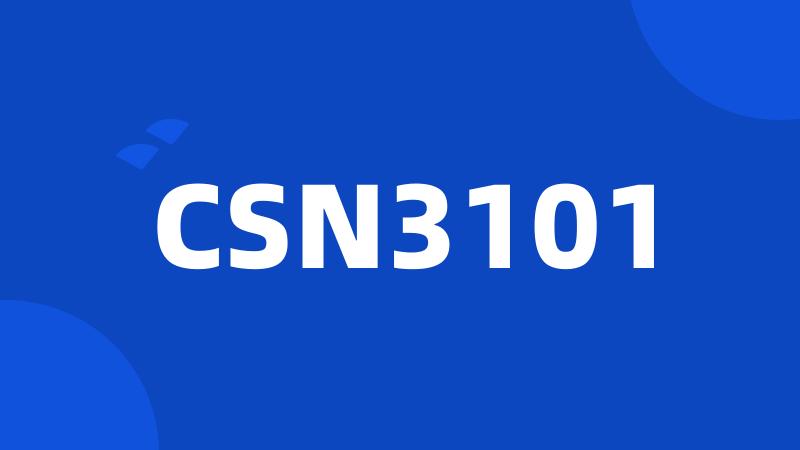 CSN3101