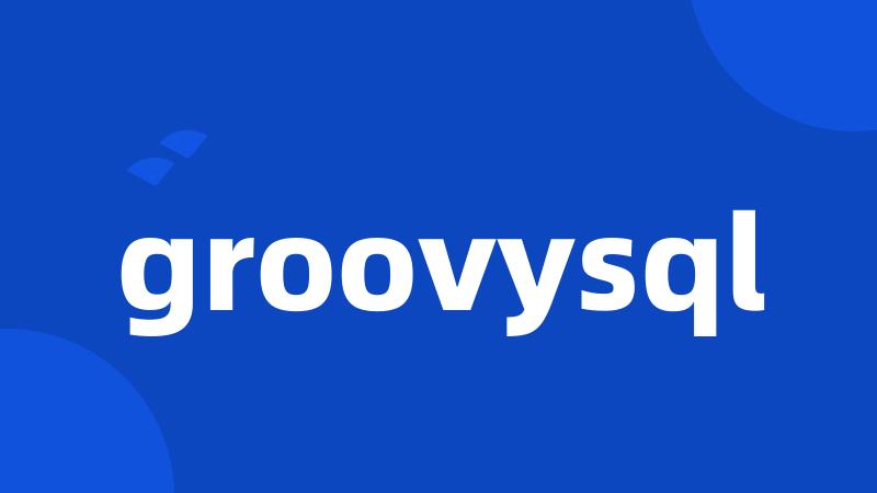 groovysql