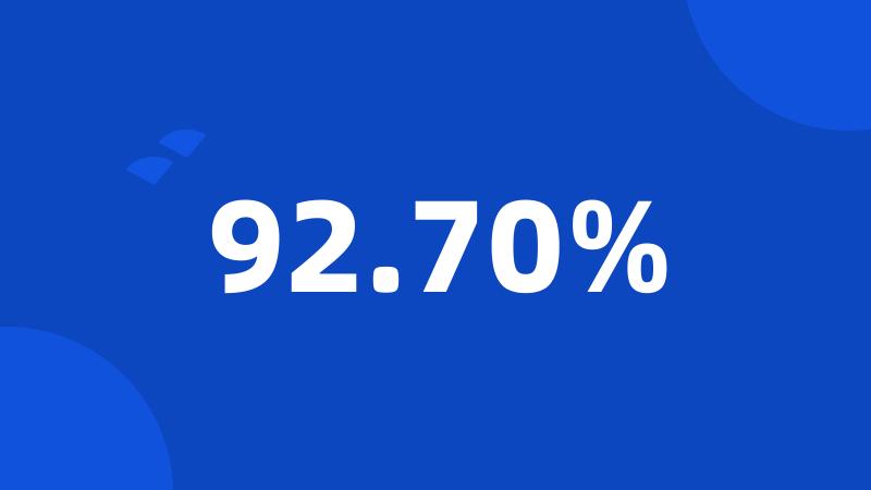 92.70%