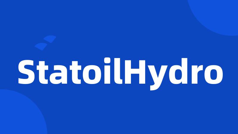 StatoilHydro