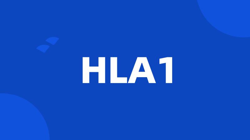 HLA1