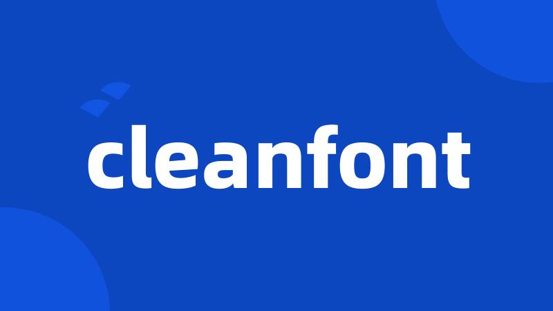 cleanfont