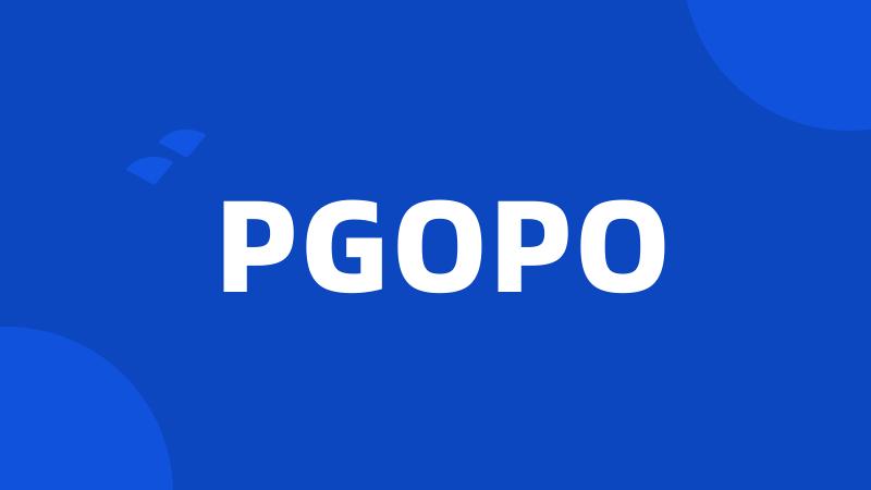 PGOPO