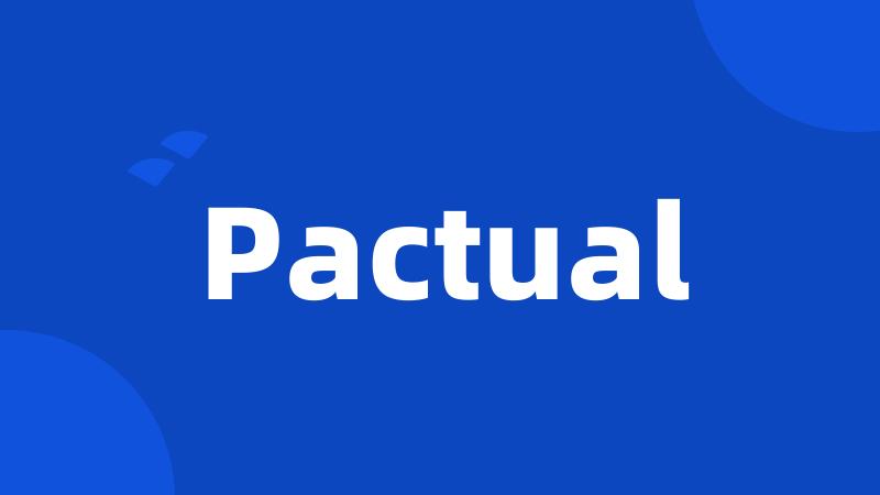 Pactual