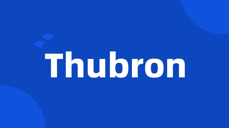Thubron