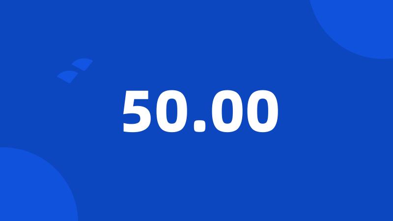 50.00