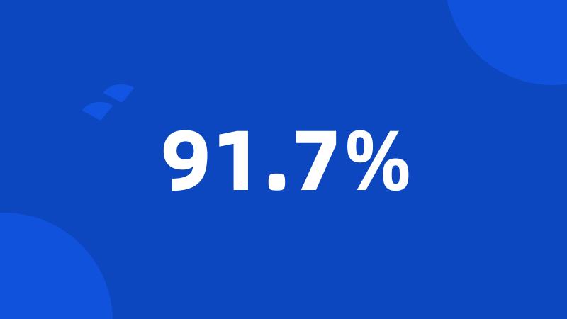 91.7%
