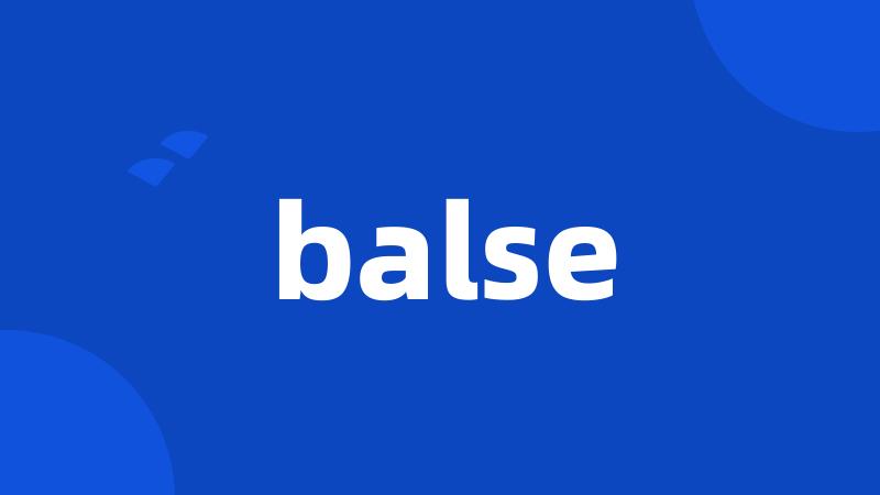 balse