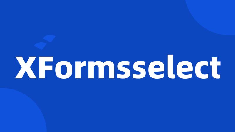 XFormsselect