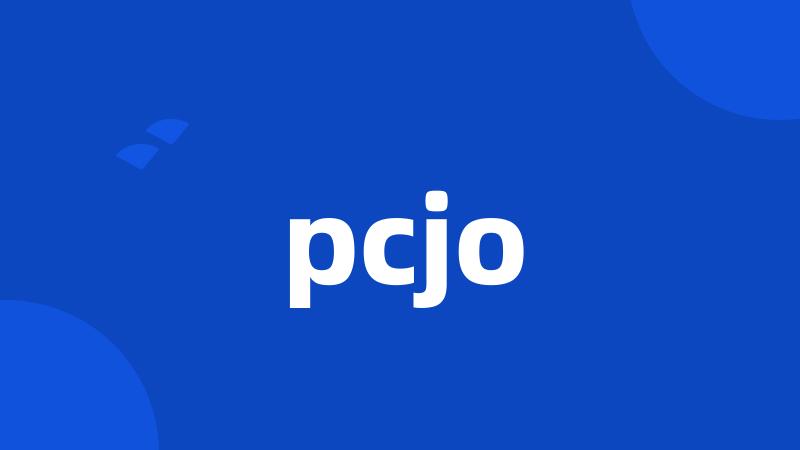 pcjo