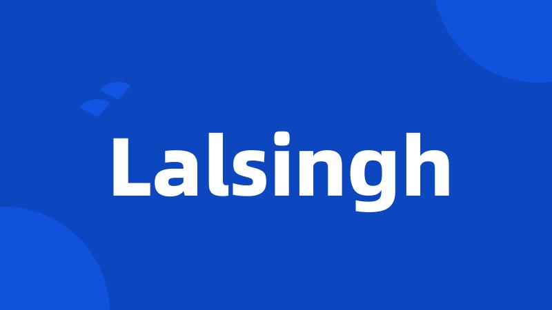 Lalsingh