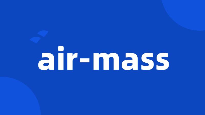 air-mass