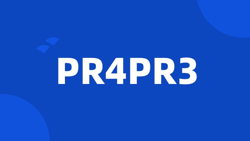 PR4PR3