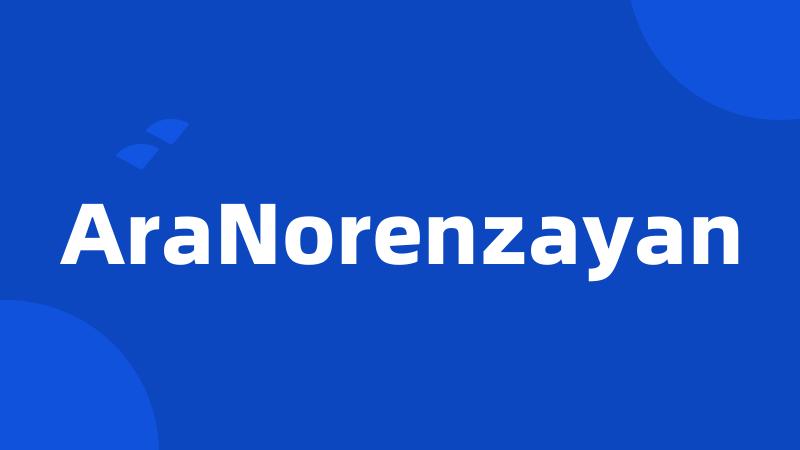 AraNorenzayan