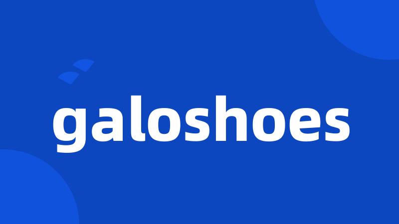 galoshoes