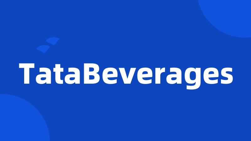 TataBeverages