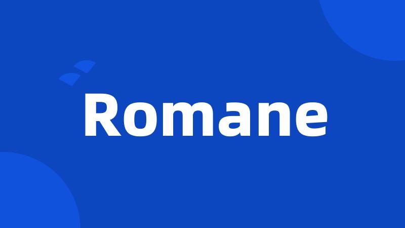 Romane