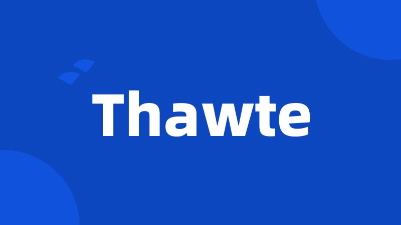 Thawte