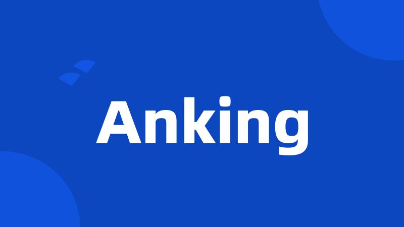 Anking