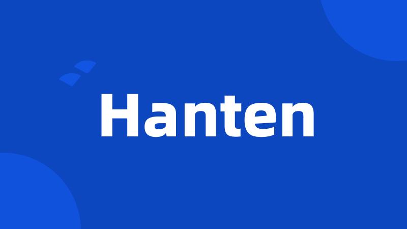 Hanten