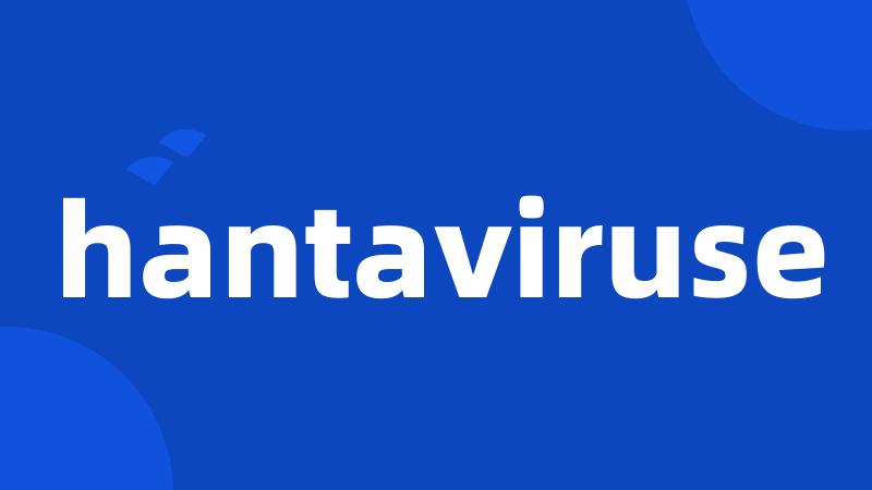 hantaviruse