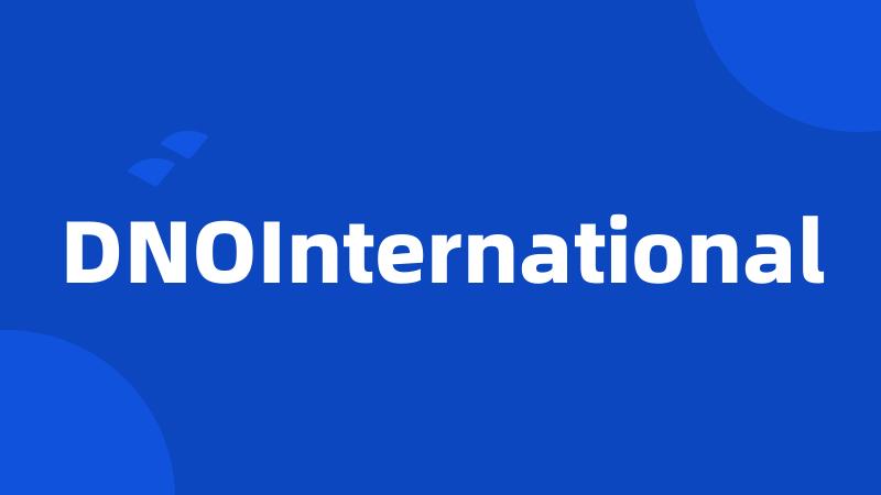 DNOInternational