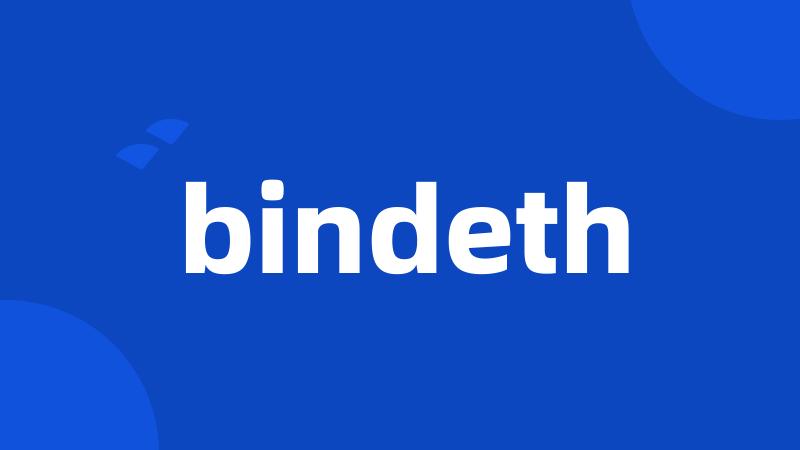 bindeth