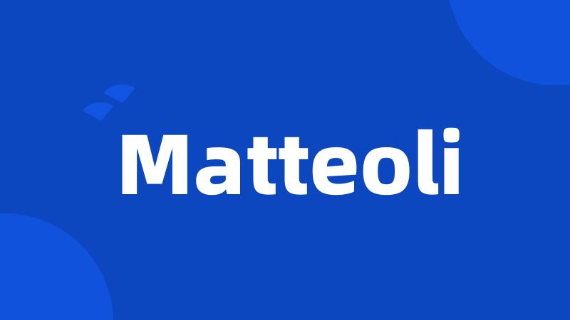 Matteoli