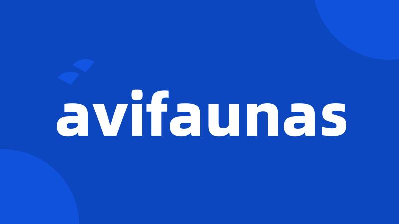 avifaunas