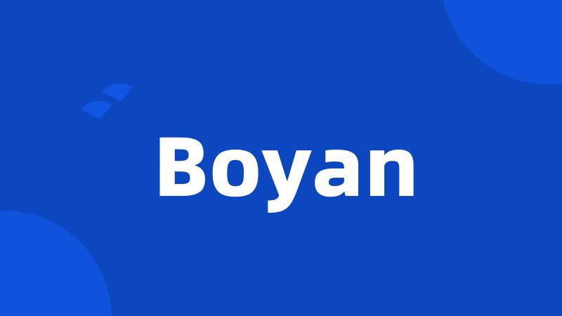 Boyan