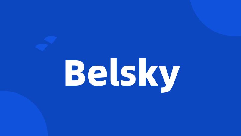 Belsky