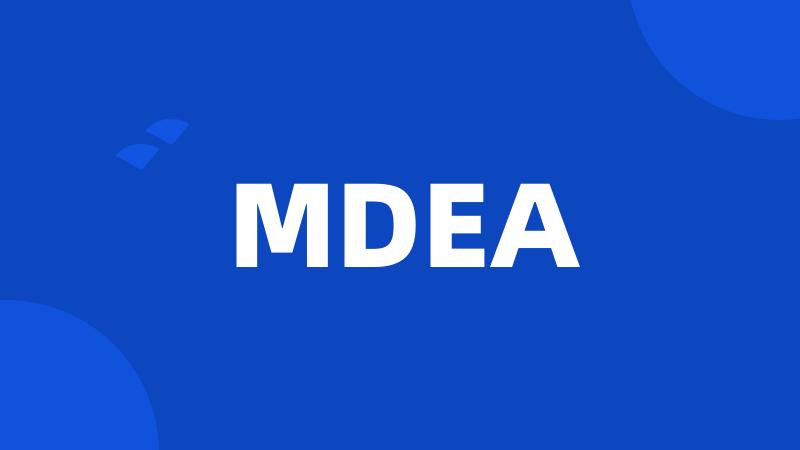 MDEA