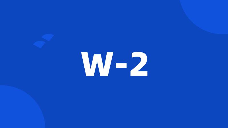 W-2